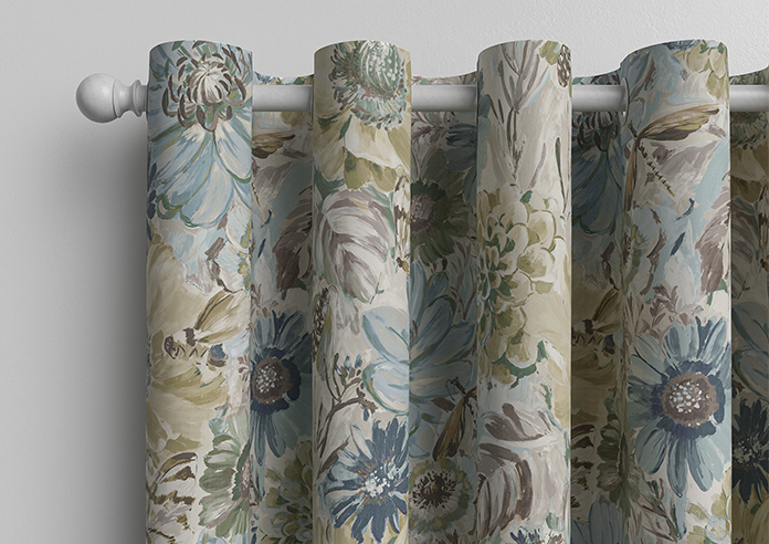 Spring Garden, Seafoam - Made to Measure Curtains - Image 12